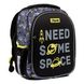 Рюкзак шкільний каркасний 1Вересня S-107 Space чорний 552005 фото 1