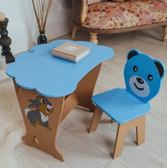 Детский столик и стульчик. Крышка облачко